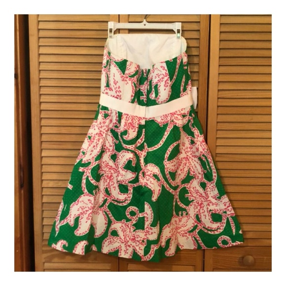 Lilly Pulitzer Amberly Twinkle Print Dress 2 - Picture 4 of 5